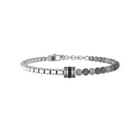 Bracciale Kidult Uomo ENERGY STONE in Acciaio Agata 732251